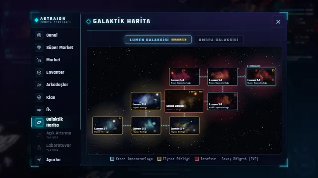 Galaktik Harita: Lumen Galaksisi'nin sektörleri